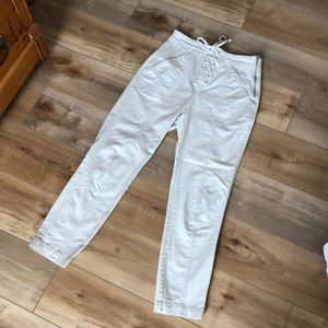 High Waisted Khaki Pants